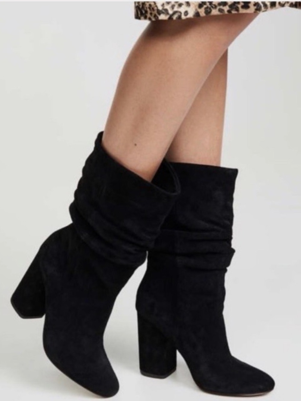 Banana Republic Black Heeled Boots